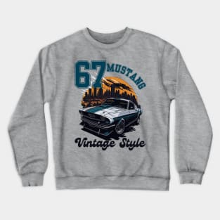 Vintage Style - 67 Mustang Crewneck Sweatshirt